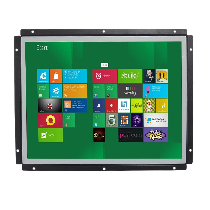 17 inch open frame monitor LED backlight with touch screen for Kiosk, gaming, industrial automation