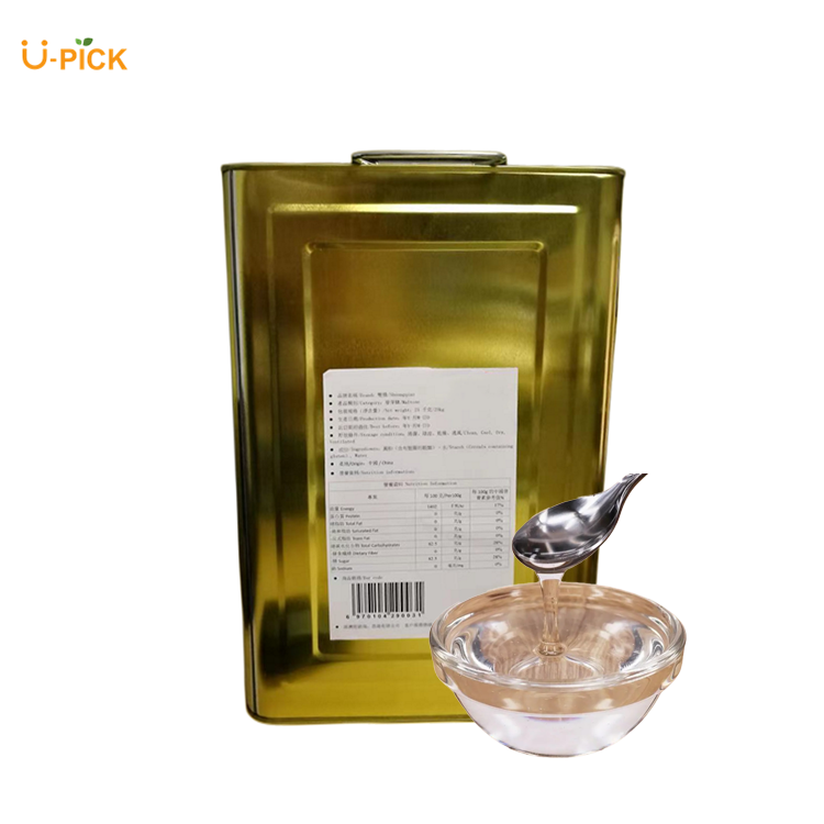 Good Price Food Additive Metal Bucket 25kg Sweet Liquid Crystal 80% Glucose Corn Syrup