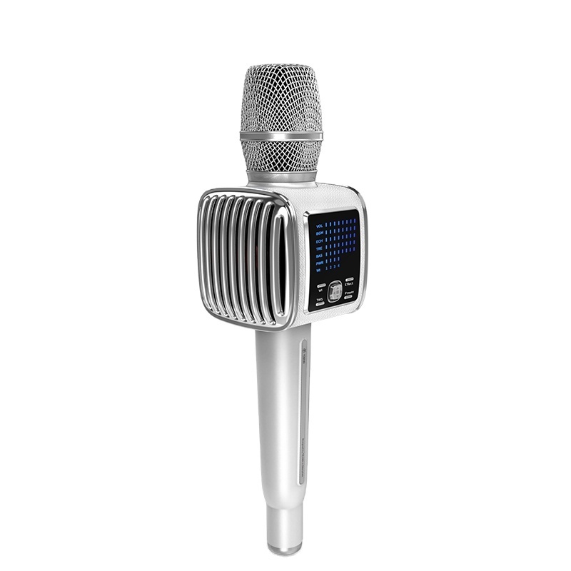 Hot sales Tosing G6+ Professional Singing LED Screen Multi-Functional Joystick Wireless Karaoke Microphone UHF TWS Duet