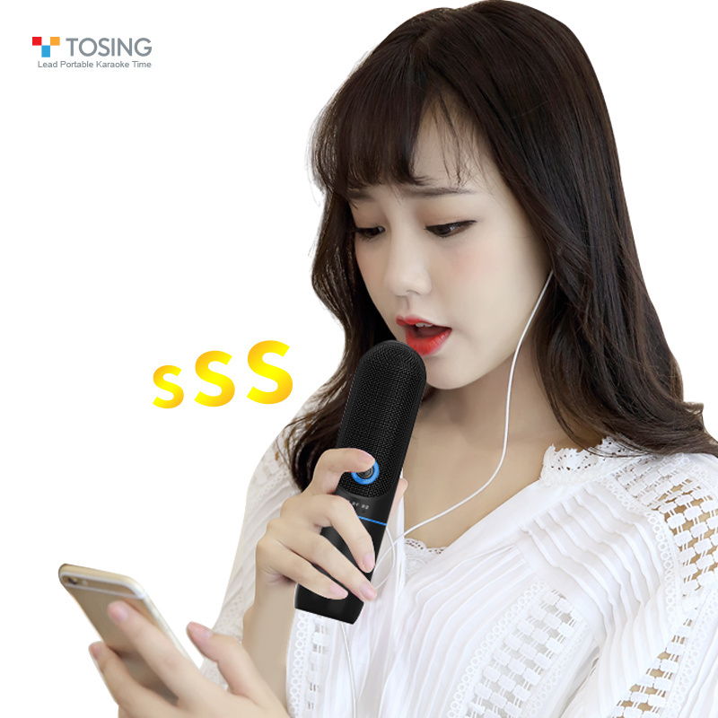 TOSING Direct factory price promotion Live/recording usb portable handheld mini karaoke microphone