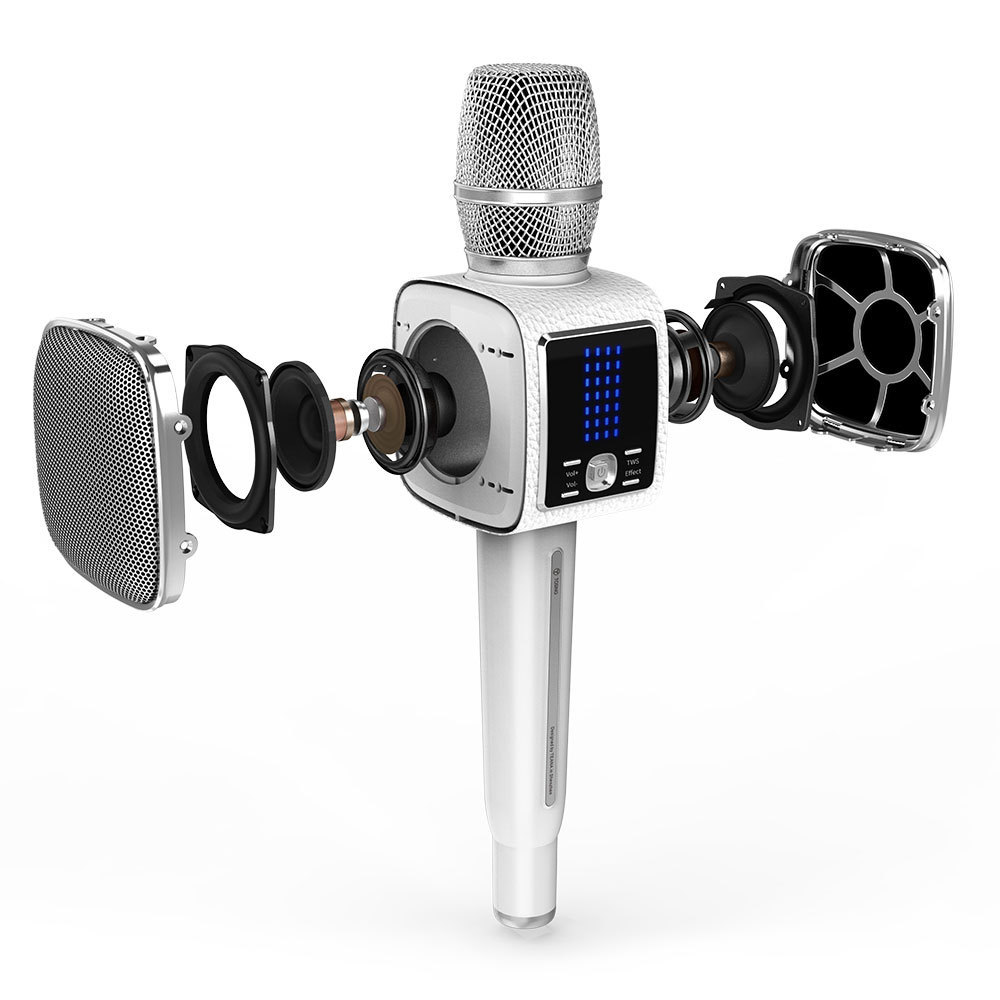 Newest  Tosing G7 Perfect Sound High End karaoke Machine Singing TWS duet Stylish LCD 20W Speaker Karaoke Microphone