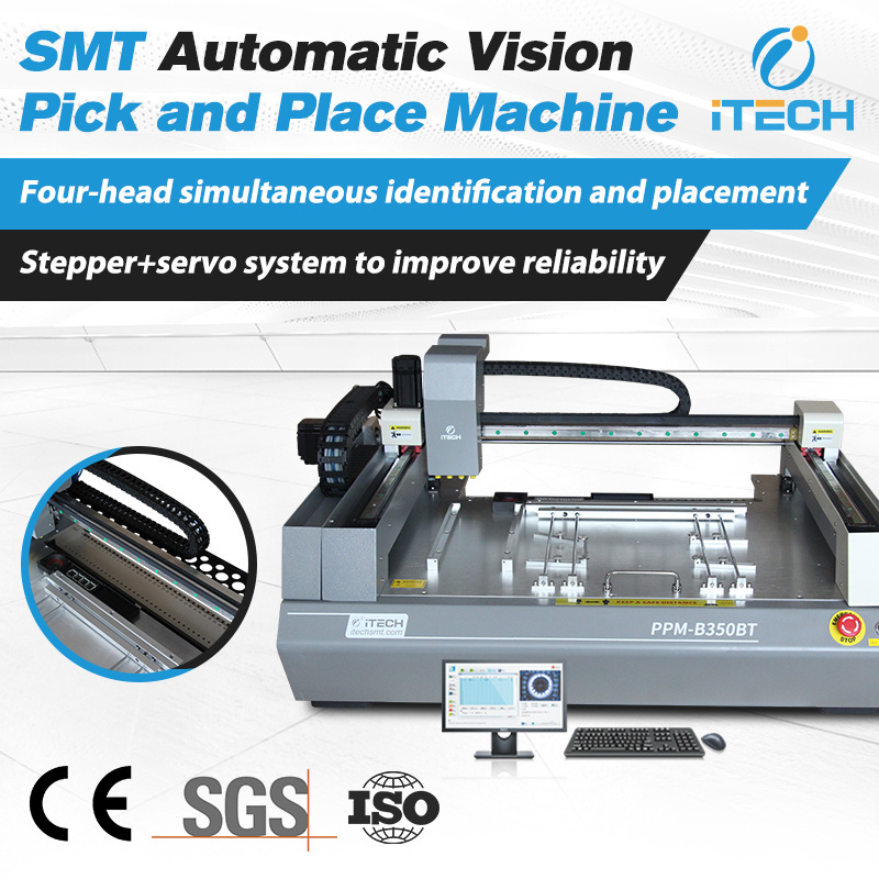 Electronic Products Machinery 4 Head Machine Pcb Pick And Place Making High Speed Precision Automatic Smd Pick And Place Machine