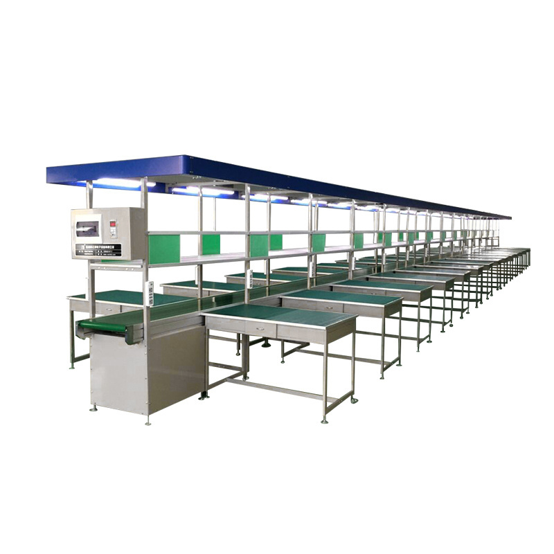 SMT Manufacturer Customized Aluminum Material Working Table Assembly Line Workbench Esd Working Table Production Line Workbench