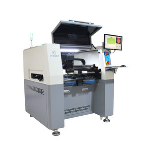 ITECH Automatic Smd Led Making Machine High Speed 6 Head Smt Pick And Place Machine Desktop High precision Pcb Assembly Machine