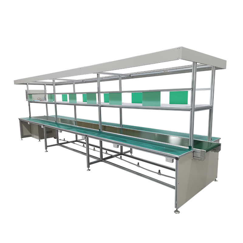 SMT Manufacturer Customized Aluminum Material Working Table Assembly Line Workbench Esd Working Table Production Line Workbench