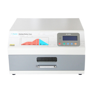 RF-250A SMT Lead Free Reflow Oven 1600W High Precision Benchtop Reflow Soldering Oven 250x200mm Pcb Small Reflow Solders