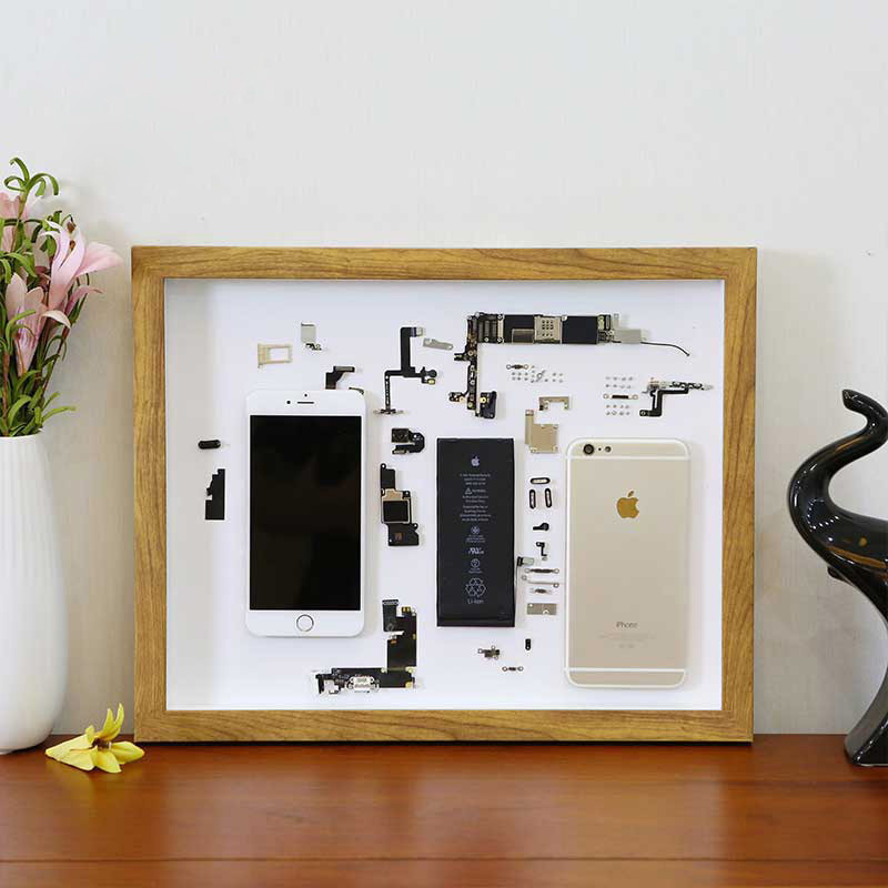 Wholesale 12x12 White Black Deep Shadow Box Frames Bulk  Mobile Phone Keepsake Creative Diy Photo Frame Memory Box