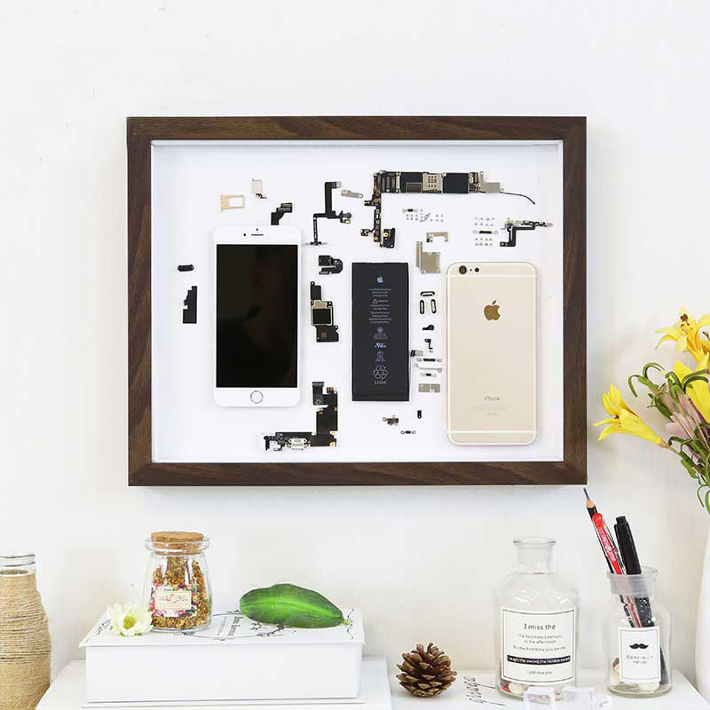 Wholesale 12x12 White Black Deep Shadow Box Frames Bulk  Mobile Phone Keepsake Creative Diy Photo Frame Memory Box