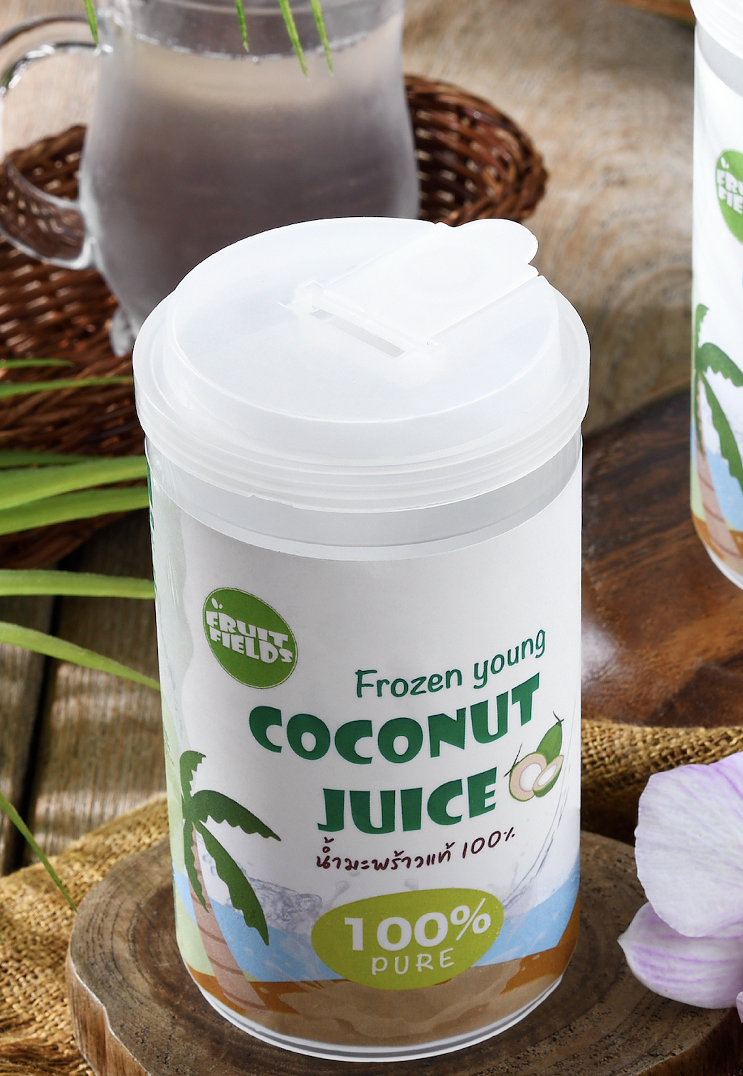 Frozen Young Coconut Juice with Meat Organic High Quality Coconut Good Drink Beverage Premium Product from Thailand