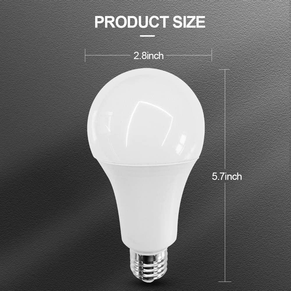 2000mAh Rechargeable Bulb 100V-227V 9W 11W E26/E27 Big Capacity Powered with socket for Camping LED Emergency Battery  Light