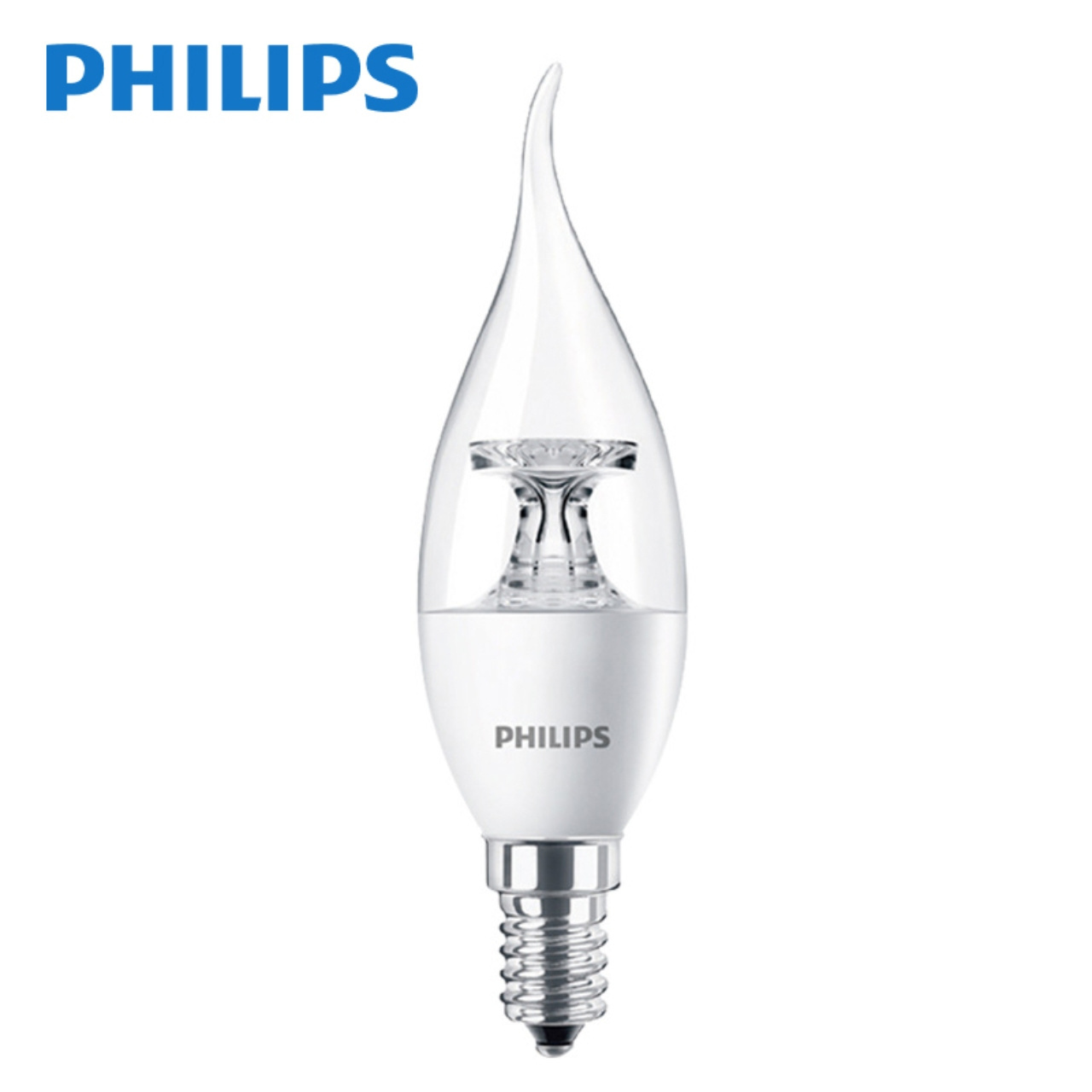 PhilipsC37  Led Candle Light Lotus Light E14 220v 3.5w 5.5w  2700k Replace 50w Halogen Dimmable Light Lamp Bulb