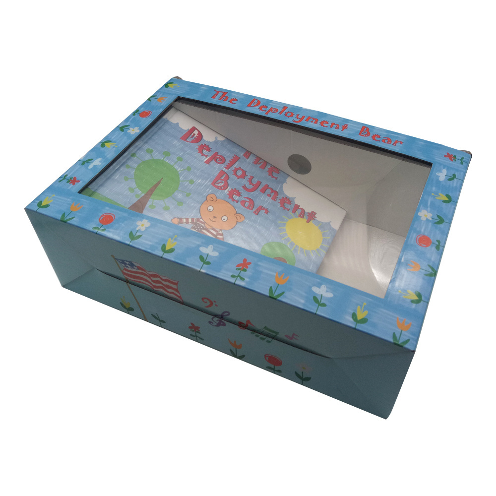 Custom wholesale empty gift packaging cardboard doll boxes