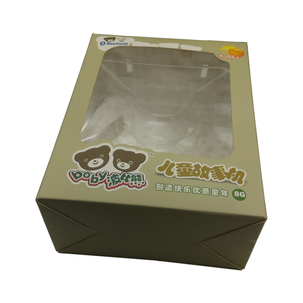 Custom wholesale empty gift packaging cardboard doll boxes