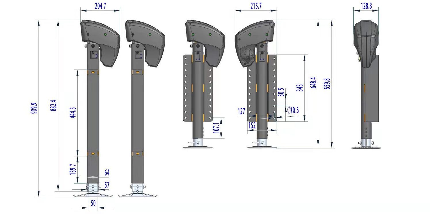 Ground Control Leveling System Trailer Stabilization