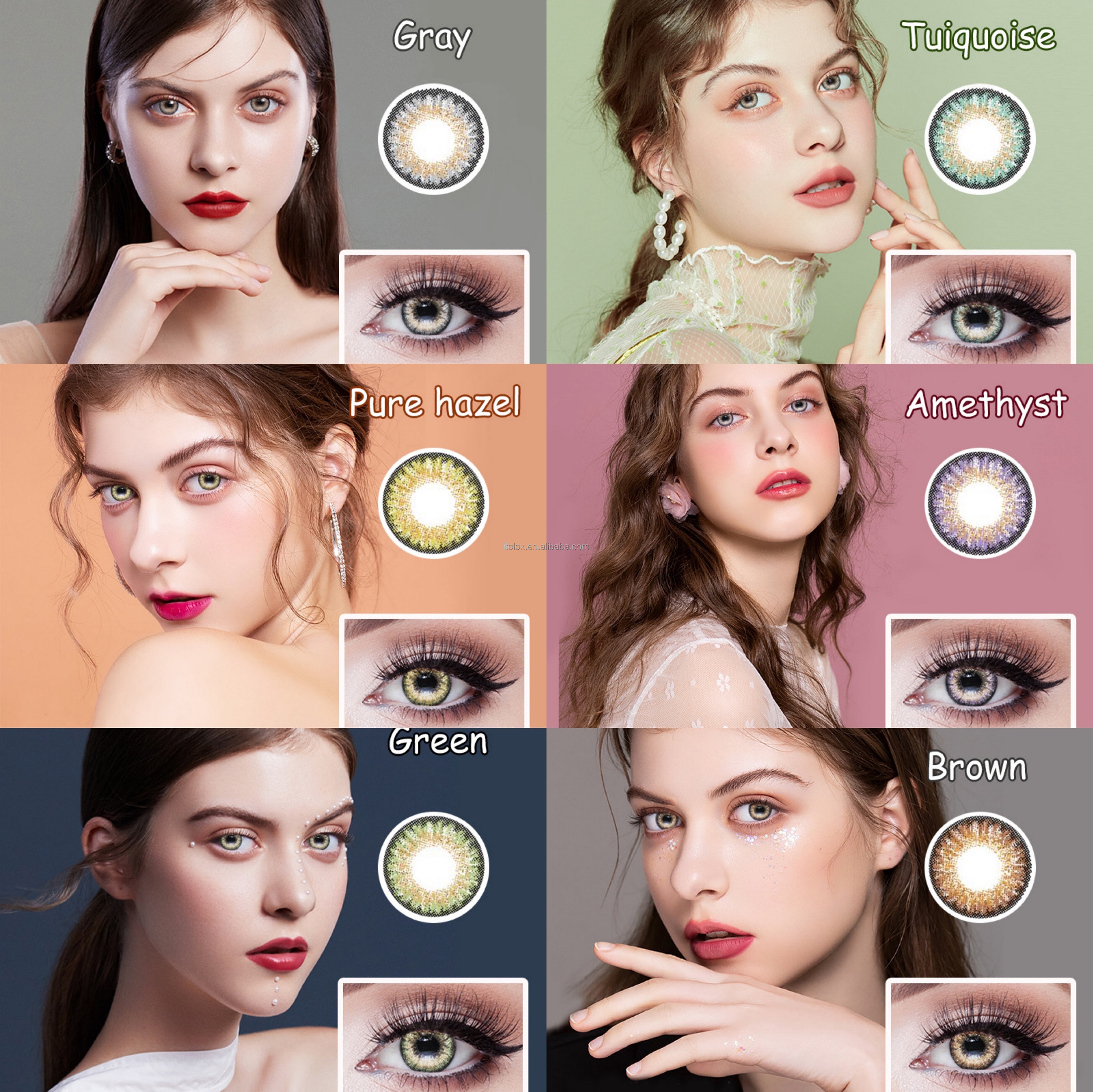 2022 I YOUNG Contact Lenses Wholesale Color Contact Lens Beauty big eyes color fresh contact lenses