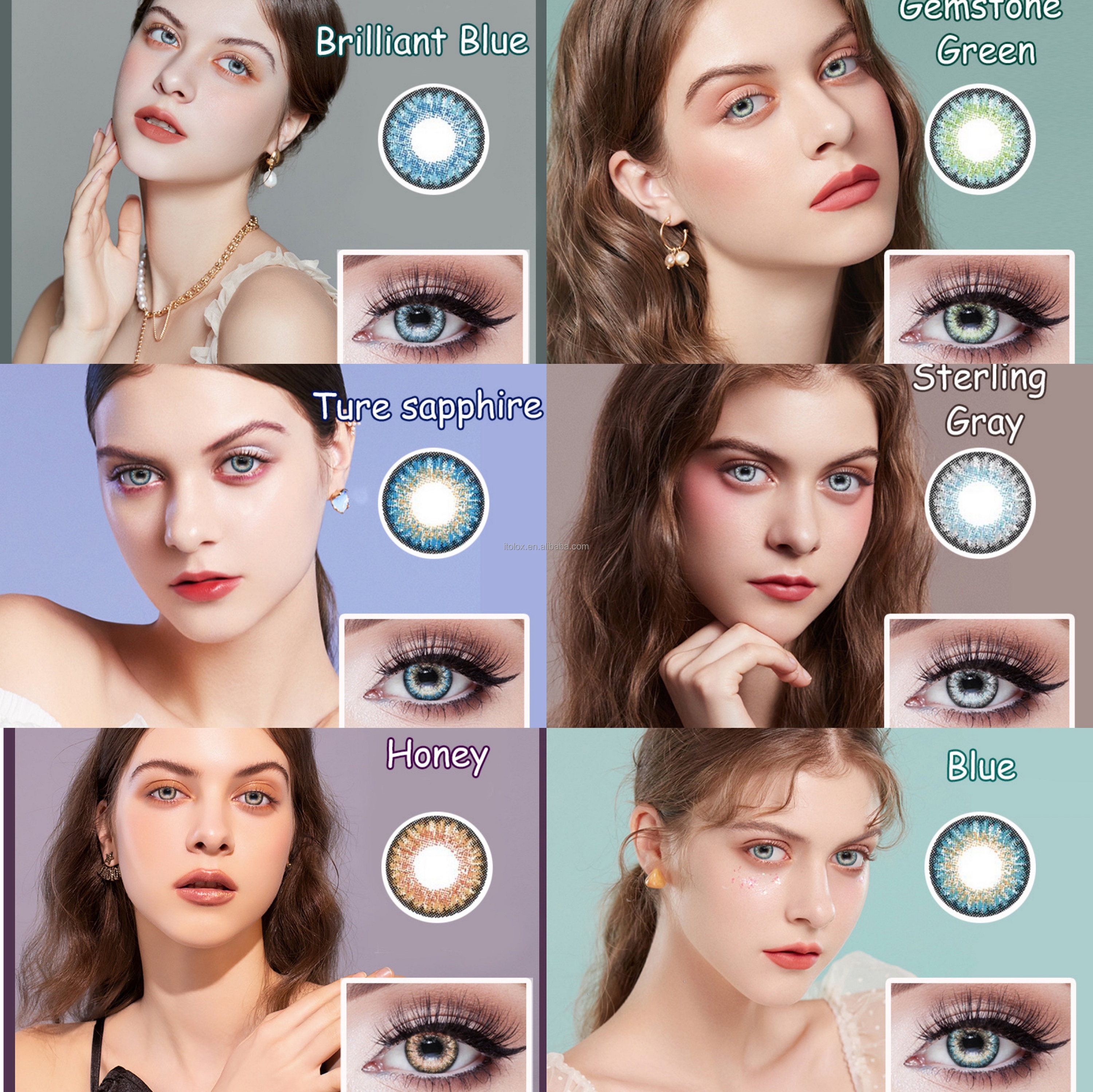 2022 I YOUNG Contact Lenses Wholesale Color Contact Lens Beauty big eyes color fresh contact lenses