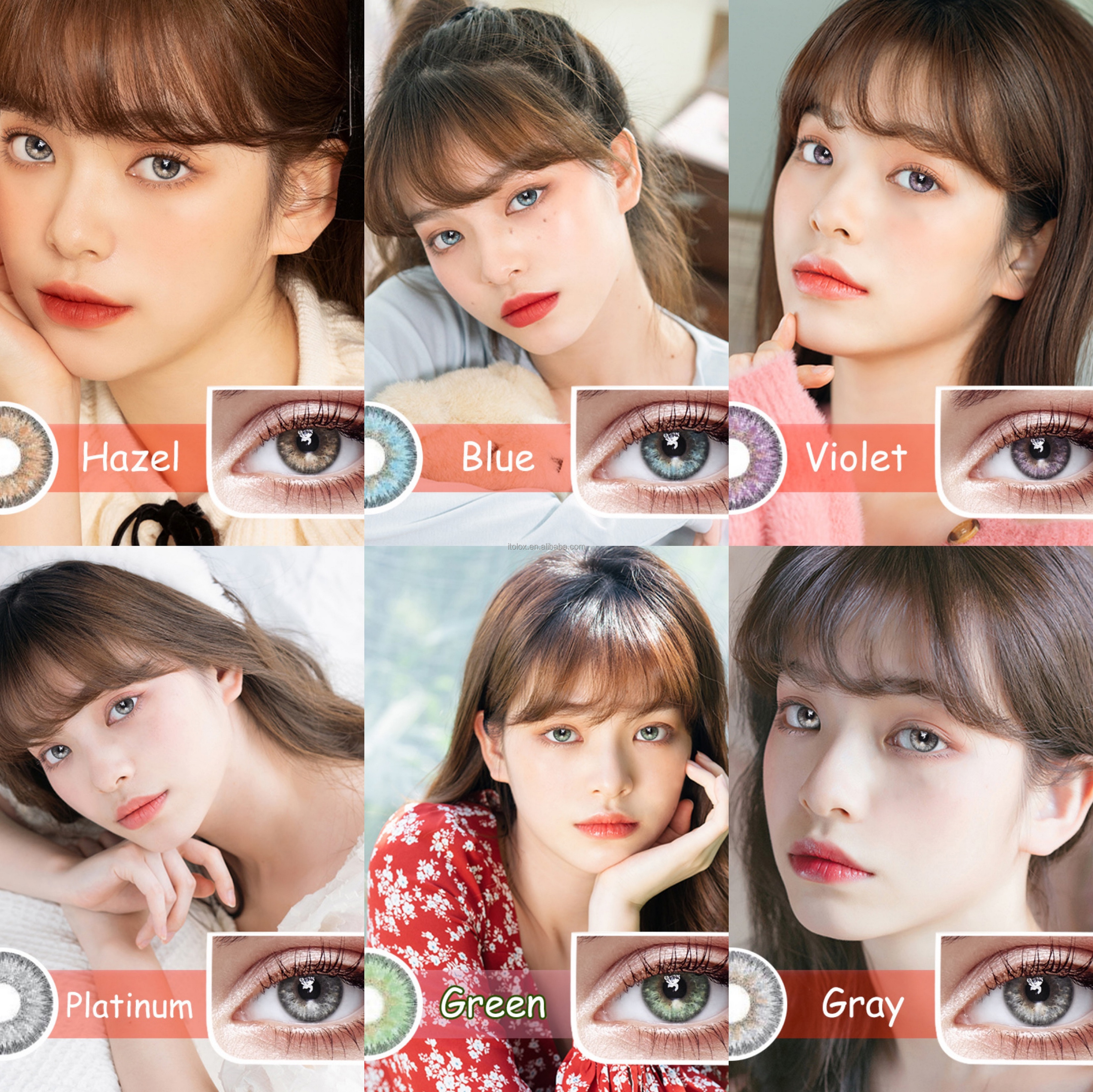 2022 I YOUNG Contact Lenses Wholesale Color Contact Lens Beauty big eyes color fresh contact lenses