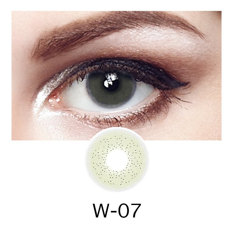 Free shipping fresh 3 tone contact lens nice cheap color eye contact lenses for wholesale colored contacts