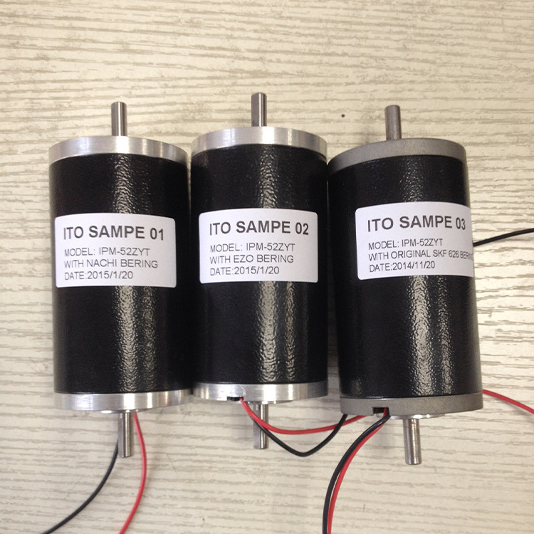 ITO Customizable High Torque 52ZYT 53ZYT 12/24V Small DC Brushed PMDC Motor For Machinery And Equipment