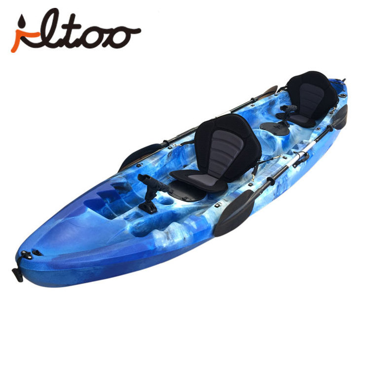 New product rotational mould 2 person pedal kayak for fishing