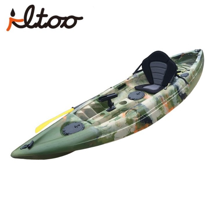 factory price cheap 9ft 2.75m Single person kayak LLDPE or HDPE Fishing Boat leisure river kayak