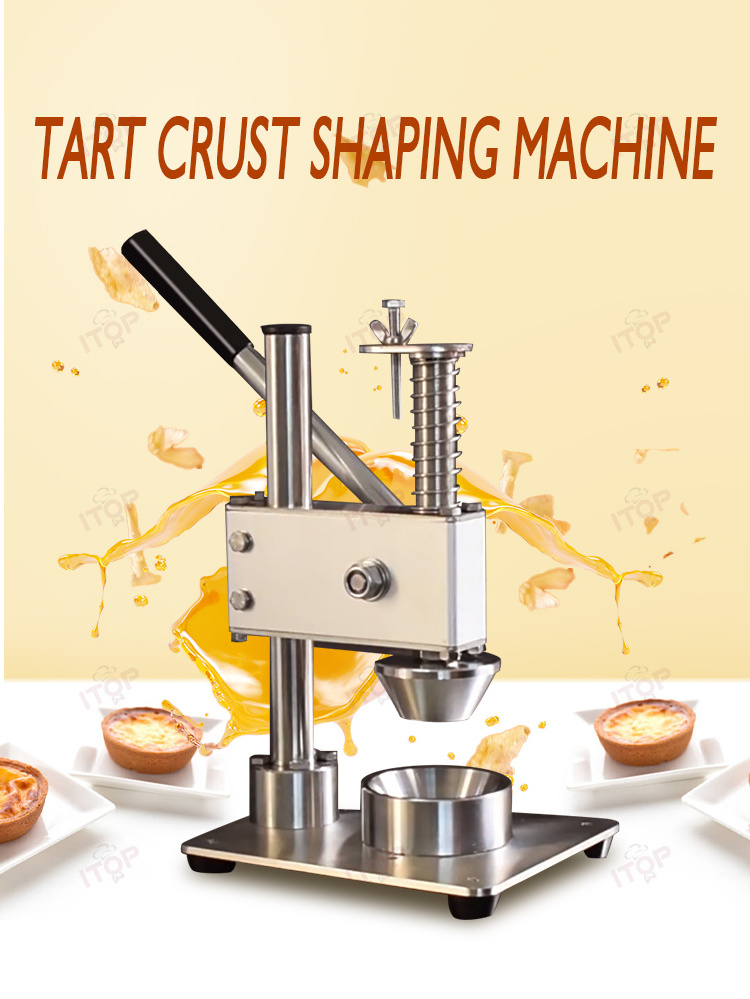 Manual Egg Tart Forming Maker Dough Press Pie Crust Tart Making Machine For Sale