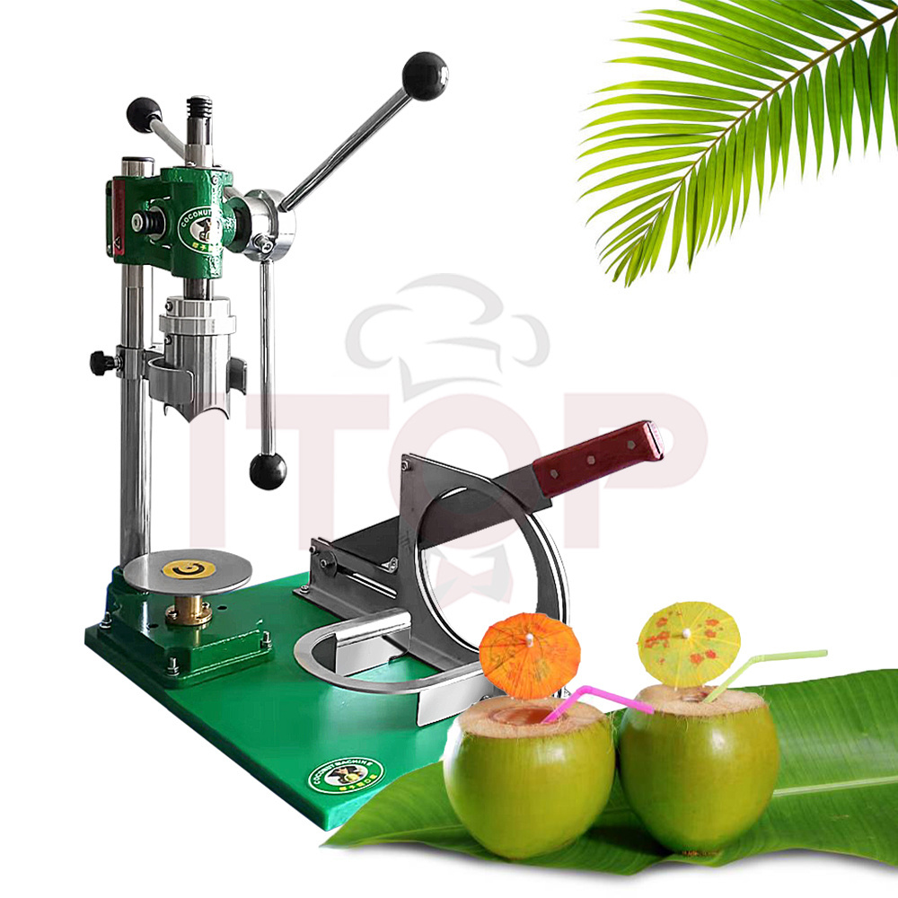 Stainless Steel Coconut Hole Opening Tool New Design Green Tender Coconut Peeling Trimming Machine