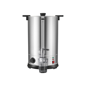 Double Layer Stainless Steel Big Capacity Water Heater Commercial Warmer Tea Maker Boiler 13 Liter  Water Urn