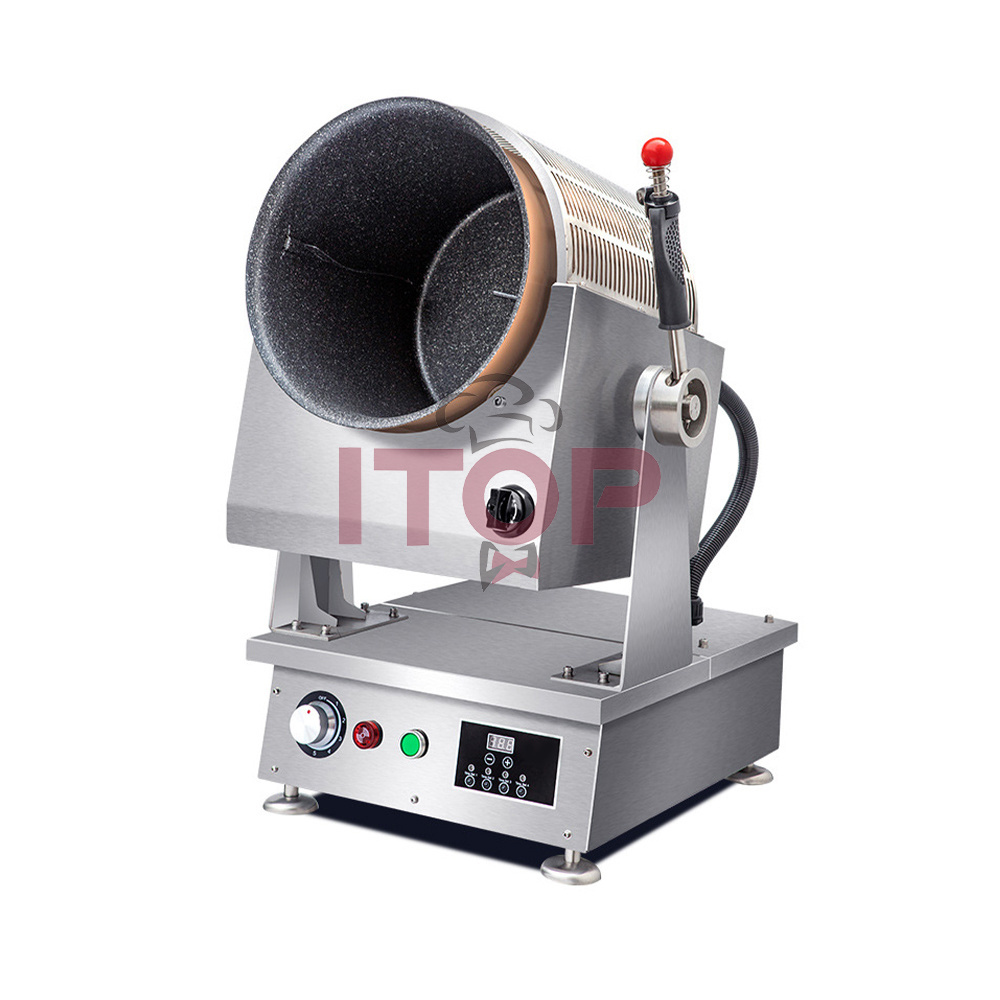 Tabletop Intelligent Automatic Electric Cooking Wok Cooking Machine Robot Automatic Food Cooking Machine