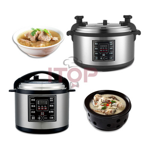 ITOP Hot Sale Soup Pot Stew Aluminum Electric Pressure Cookers 15/17/26/33/40L Programmable Pressure Cooker