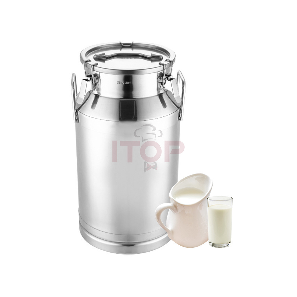 10-70L Transportation And Turnover Milk Barrel Stainless Steel Milk Storage Can Milk Tank