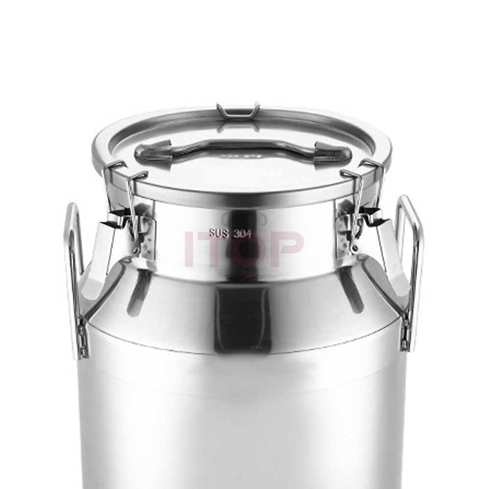 10-70L Transportation And Turnover Milk Barrel Stainless Steel Milk Storage Can Milk Tank