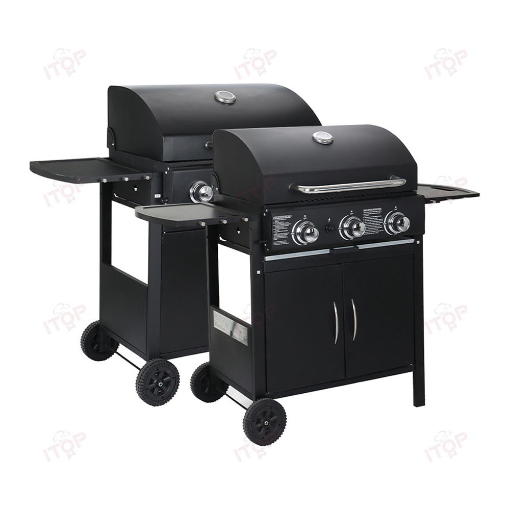 Good Quality Outdoor Grill Kitchen Easy Moving Bbq Grill Stainless Steel Fast Heating Outdoor Gas Bbq Grill Barbecue