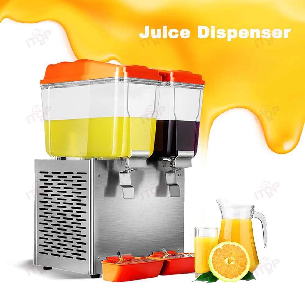 Fresh Fruit Cold Frozen Drink Juice Dispenser Wholesale Prices Commercial Refrigerated Beverage