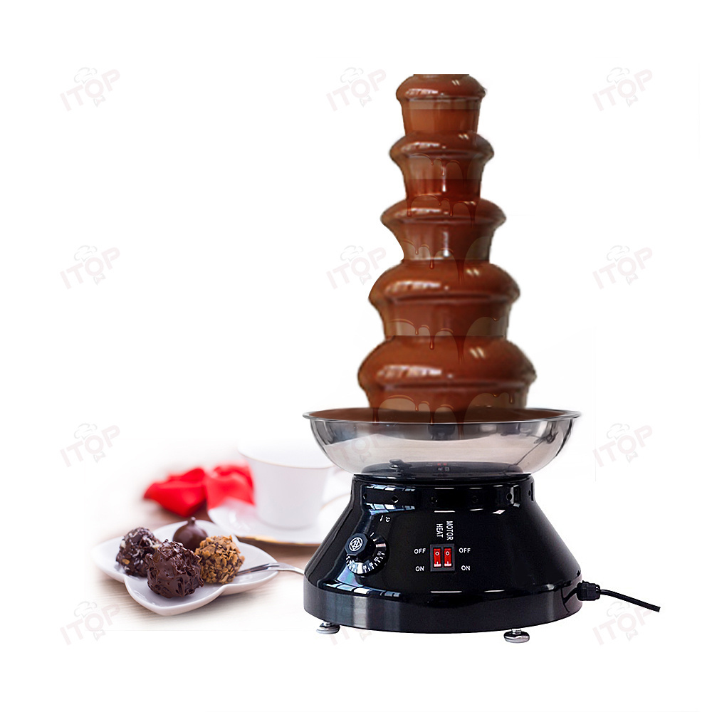 Chocolate Fountain Professional Stainless Steel Commercial Chocolate Waterfall Fountain With Detachable Tower For Commercial Use