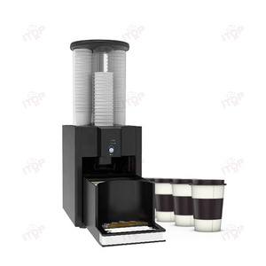 Countertop Party Plastic Beverage Coffee Cup Vending Machine Disposable Cup Dispenser