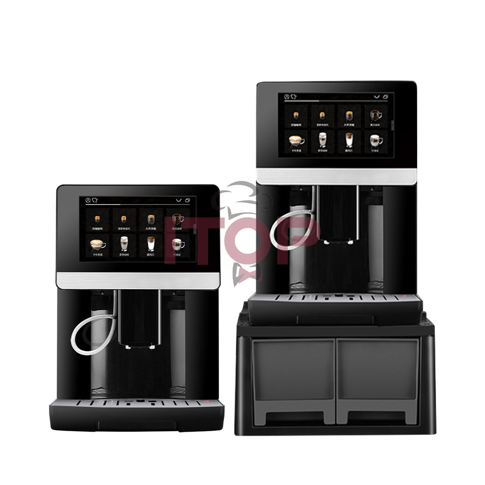 ITOP Fully Automatic Cafetera Single Shot Maker Smart Professional Espresso Touch Screen Coffee Machine Milk System