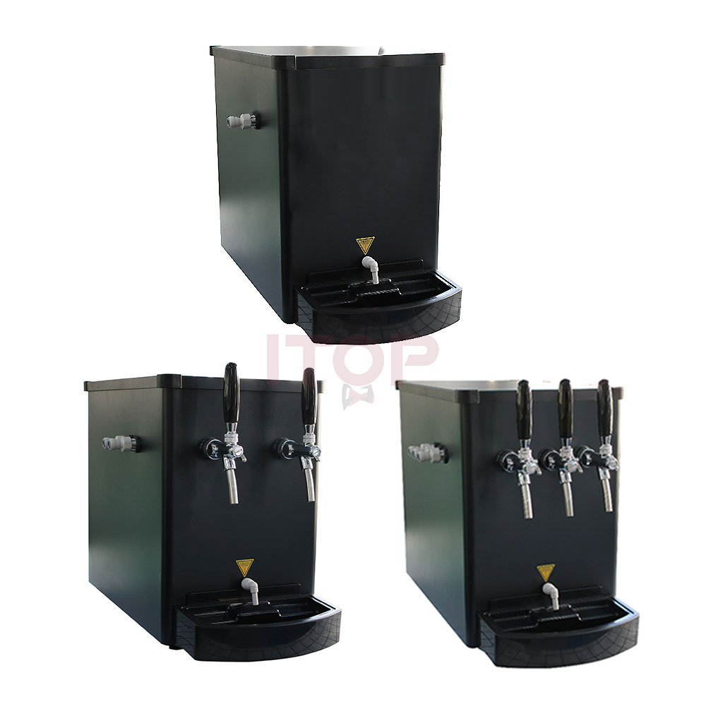 Durable Draft Beer Keg Cooler Kegerator Machine Hot Selling Three Taps Countertop Beer Cooler