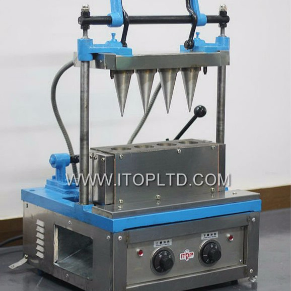 electric ice cream wafer sugar cone making machine