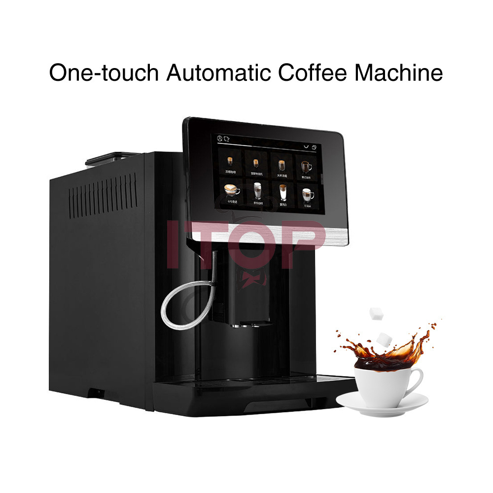 ITOP Fully Automatic Cafetera Single Shot Maker Smart Professional Espresso Touch Screen Coffee Machine Milk System