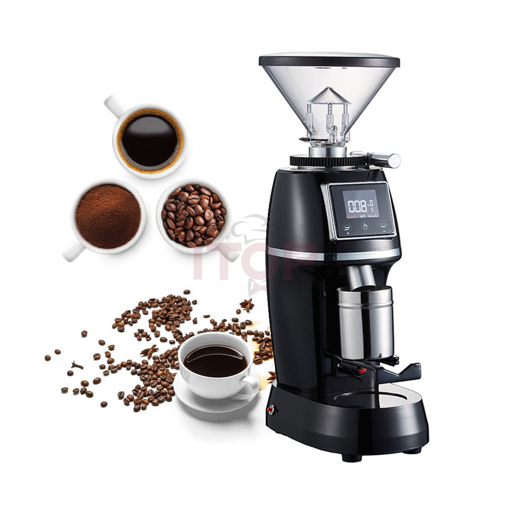 Commercial Professional 110v-220v/50hz-60hz Coffee Bean Grinder Stainless Steel Electric 60mm Italian Coffee Grinder for Sale