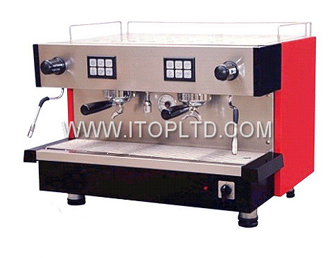 Wholesale 140 Cups 11l Espresso Two Group Coffee Machine Cappuccino Express Coffee Maker Full Copper Boiler and Imported Water P