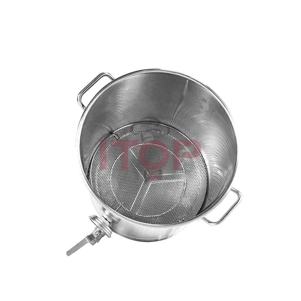 304 Stainless Steel Brew Kettle Brew Pot Fitting Cheap Filtration 10GAL Automatic Capping Beer  Making Machine