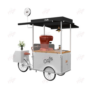 Electric Food Bike Coffee Bike Tricycle For Mobile Sale