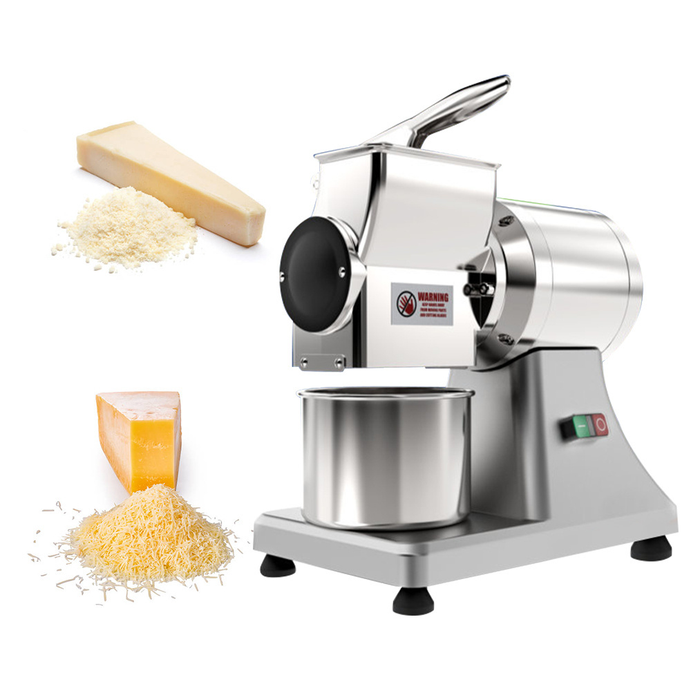 Electric Commercial 60kg/h Cheese Grater With Meat Grinder Excellent  Cheese Shredder Stainless Steel Cheese Grinding Machine