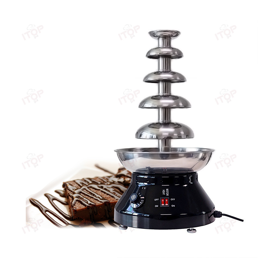 Chocolate Fountain Professional Stainless Steel Commercial Chocolate Waterfall Fountain With Detachable Tower For Commercial Use