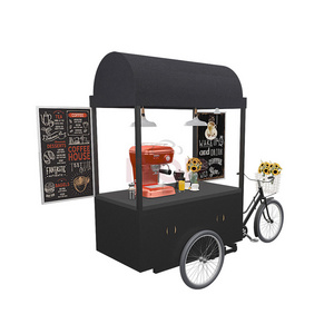 Cargo Coffee Bike Commercial Beer Cart Beer Trike Electric Ice Cream Bike For Cold Drink Mobile Sale