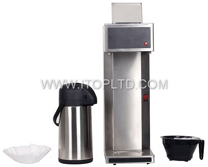 stainless steel electric drip coffee maker filter coffee machine commercial Americano machine