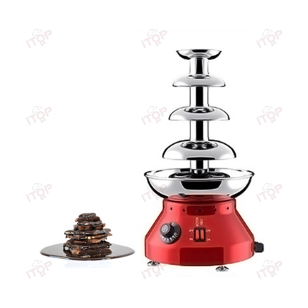 Large Chocolate Fountain Machine Chocolate Fondue Waterwall Maker Machinery Chocolate Fountain Pieces