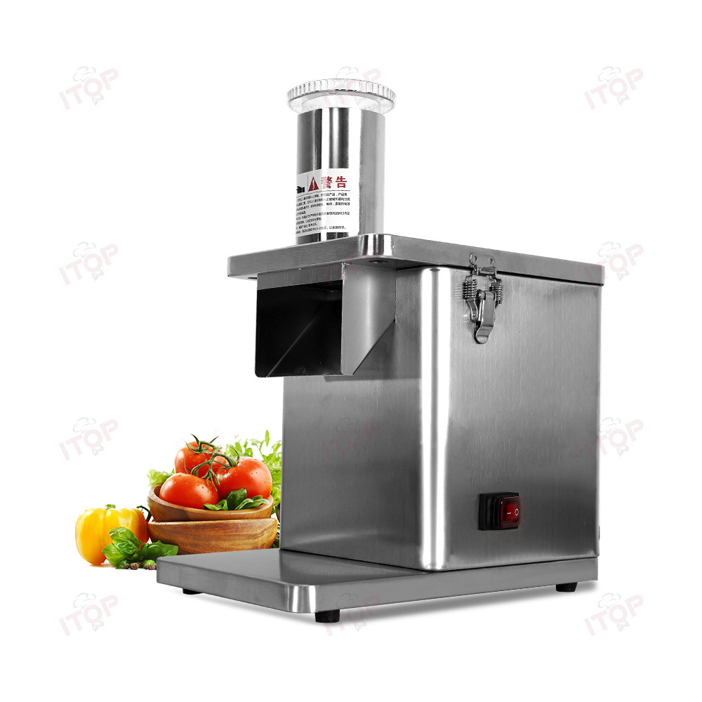 Electric Commercial Vegetable Slicer Shredder Dicer Chopper Cube Cutter Leaf Vegetable Cutting Machine